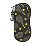 JBYJBX Étui à lunettes de voyage léger avec motif raquettes de tennis et balles de tennis amusantes