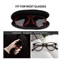 JBYJBX Étui à lunettes de voyage léger avec motif raquettes de tennis et balles de tennis amusantes, cadre à fermeture éclair, n