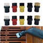 Szwaldaper Brosses de Nettoyage SC1 SC2 SC3 SC4 SC5 SC7 CTK10 Accessoires for Nettoyeur Vapeur Tête de buse d'arrosage Ronde de 