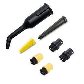 Szwaldaper Tête de buse d'arrosage à Brosse Fendue for Nettoyeur à Vapeur SC1/SC2/SC3/SC4/SC5 Kits de brosses Rondes for Nettoye