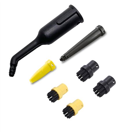 Szwaldaper Tête de buse d'arrosage à Brosse Fendue for Nettoyeur à Vapeur SC1/SC2/SC3/SC4/SC5 Kits de brosses Rondes for Nettoye