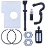 Pexorin Ensemble de Joints de Filtre à Huile et à Segment de Piston 38 mm, for tronçonneuses STIHL MS180 018 MS170 017#113003430
