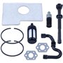 Pexorin Ensemble de Joints de Filtre à Huile et à Segment de Piston 38 mm, for tronçonneuses STIHL MS180 018 MS170 017#113003430