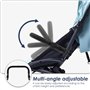Guidon universel pour poussette de bébé - Angle réglable - Accoudoir amovible - Barre transversale - Accessoires pour poussette
