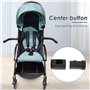 Guidon universel pour poussette de bébé - Angle réglable - Accoudoir amovible - Barre transversale - Accessoires pour poussette