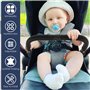 Guidon universel pour poussette de bébé - Angle réglable - Accoudoir amovible - Barre transversale - Accessoires pour poussette