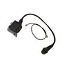DNDJJM Bobine d'allumage magnéto Compatible avec Les tronçonneuses Husqvarna 50 51 55 254 257 261 262 266 268 272 XP. Pièces dét