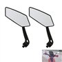 BRAUTO 2 X Rétroviseur Moto, Universelle 8 MM Bis10 MM Abs Plastique Moto Miroir