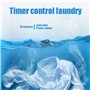 BLLXMX Machine À Laver Portable, Petite Semi-Automatique De MéNage, Grande Capacité De Lavage 7kg, pour Camping Dortoirs Apartme