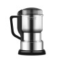 Broyeur Cafe Grain, 300W Moulin à Café Électrique Petit Broyeur Domestique Broyeur Portable Grains De Café Amovible en Acier Ino