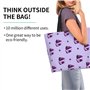 OBAOYY Blueberry Sac à Gâteau Réutilisable pour Femme Sac à Bandoulière Voyage Plage Shopping Travail Quotidien - Élégant Sac à 