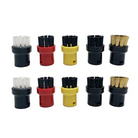 Yurefax Brosses de Nettoyage SC1 SC2 SC3 SC4 SC5 SC7 CTK10 Accessoires for Nettoyeur Vapeur Tête de buse d'arrosage Ronde de Rec