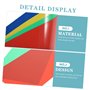 Milisten Lot de 4 tapis de jeu en pâte à modeler pour enfants - Planches à découper - Tapis de base coloré pour loisirs créatifs