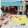 Milisten Lot de 4 tapis de jeu en pâte à modeler pour enfants - Planches à découper - Tapis de base coloré pour loisirs créatifs