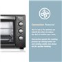 zilan z şekil Four à Convection Electrique Zerya, 45L Multi Fonction, Programmable 230°, Minuterie 60 min, Arrêt Automatique, 20