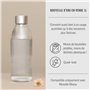 Mysoda : Glassy - Machine à eau pétillante en composite de bois avec 1 bouteille de gazéification en verre d'1 L, un bouteille e