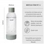 Mysoda : Pack Woody - Machine à eau pétillante fabriquée en composite de bois renouvelable, accompagnée d'une bouteille en PET Q