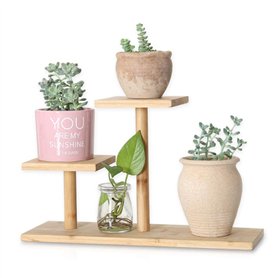 QUMENEY Support de plante en bambou intérieur
