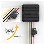 Abaisseur de Tension 24V à 12V, Transformateur 24v 12v réducteur de Tension 30A 360W avec Fusible étanche, Transformateur de Ten
