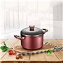 Marmite Pot en alliage d'aluminium soupe Double poignées Pot bébé Ménage Aliments Cuisine multi-usage non-bâton Marmite Faitout 