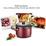 Marmite Pot en alliage d'aluminium soupe Double poignées Pot bébé Ménage Aliments Cuisine multi-usage non-bâton Marmite Faitout 