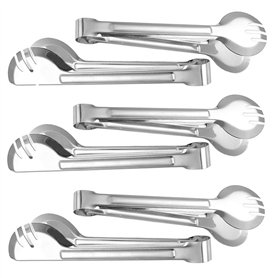 Pince de service en acier inoxydable 6 pièces