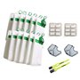 Italdos Kit Sac Aspirateur Compatible pour Vorwerk Kobold VK140 VK150 avec Filtre Remplacement - 12 Sacs + 2 Filtres Moteur + 12