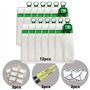 Italdos Kit Sac Aspirateur Compatible pour Vorwerk Kobold VK140 VK150 avec Filtre Remplacement - 12 Sacs + 2 Filtres Moteur + 12