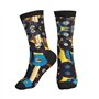 ALLiYa Chaussettes de compression pour disques vinyles et bandes vinyles pour homme et femme