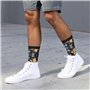 ALLiYa Chaussettes de compression pour disques vinyles et bandes vinyles pour homme et femme, pour la circulation athlétique, la