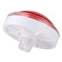 Bouton de Jeu, Bouton de Cassette 3D en Coque de Cristal Acrylique, 100MM LED Light Lamp Big Round Arcade Video Game Push Button