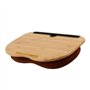 Feicuan Support pour Ordinateur Portable avec Coussin pour canapé lit, Lap Desk Plate-Forme en Bambou Oreiller Support de téléph