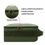 XUSANSO Moulinet de pêche Tackle - Sac de pêche étanche - Porte-canne portable - Sac de rangement avec 3 séparateurs réglables p