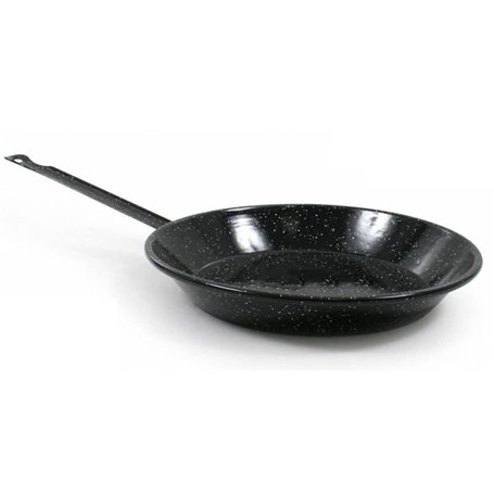 Acan Poêle Sauteuse Plate en Acier Émaillé Bordonnée