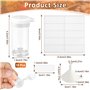 5ml Salieres et Poivrieres avec 5 Trous et Couvercle