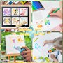 40 Pièces Pochoir Animaux, Réutilisables et Lavables Pochoir Dessin Enfant, 7,5 * 7,5 cm Pochoir Enfant, Pochoirs pour Peinture 