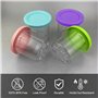Skyearman Lot de 4 Récipients à Crème Glacée, Compatibles avec Ninja CREAMi Machine à Crème Glacée NC300EU NC301 NC300EUCP NC299