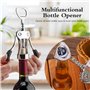 Tire-Bouchon,Ouvre-Bouteilles,ouvre bouteille de vin en alliage de zinc de qualité supérieure,décapsuleur multifonction avec Deu