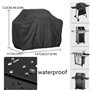 Housse Barbecue BBQ Couverture Imperméable au Barbecue Bâche Résistante de 420D Oxford Protection BBQ à Gaz,Couverture de Grill 