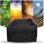 Housse Barbecue BBQ Couverture Imperméable au Barbecue Bâche Résistante de 420D Oxford Protection BBQ à Gaz,Couverture de Grill 