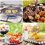 16 Pièces Ustensiles Barbecue Acier Inoxydable, Kit Barbecue, avec Bouteilles à Brosse Turner et Sac de Transport, idée pour Les