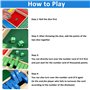 ChaneeHann Shut The Box Jeux en Bois,Jeu de Plateau en Bois,Jeu de Dés en Bois,Jeux de Mathématiques pour Enfants,8 dés 2-4 Joue