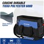 WORKPRO Sac à Outils avec Grande Capacité et Fond Dur Sac Porte-outil 40 cm