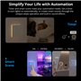 SONOFF T5-1Gang WiFi interrupteur Sans Fil Tactile, 2 way Interrupteur Mural Intelligent, Tactile Complet, Lumière LED, Sonnette
