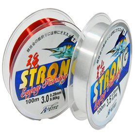 Fil de pêche monofilament transparent de 200 m – Fil en nylon invisible solide de 0