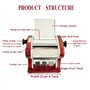 Machine à Pâtes Électrique avec Rouleau à Pâtes et Double Lame en Acier Inoxydable, Fabrication de Nouilles Fraîches à la Maison