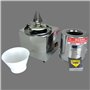Hachoir Électrique Professionnel 400W, Broyeur de Légumes et Viande en Acier Inoxydable, 220V, Capacité 40-60kg/h, Idéal pour Re