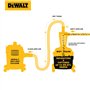 DEWALT Elément Séparateur Cyclone Filtre Dépoussiéreur Aspirateur cyclonique Filtre collecteur de poussière avec bac à poussière