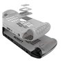 GIOPUEY Coque Compatible avec Lenovo Legion Go S - avec Support - Pare Chocs TPU Souple - Antidérapant - Facile à Saisir - White