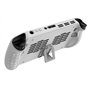 GIOPUEY Coque Compatible avec Lenovo Legion Go S - avec Support - Pare Chocs TPU Souple - Antidérapant - Facile à Saisir - White